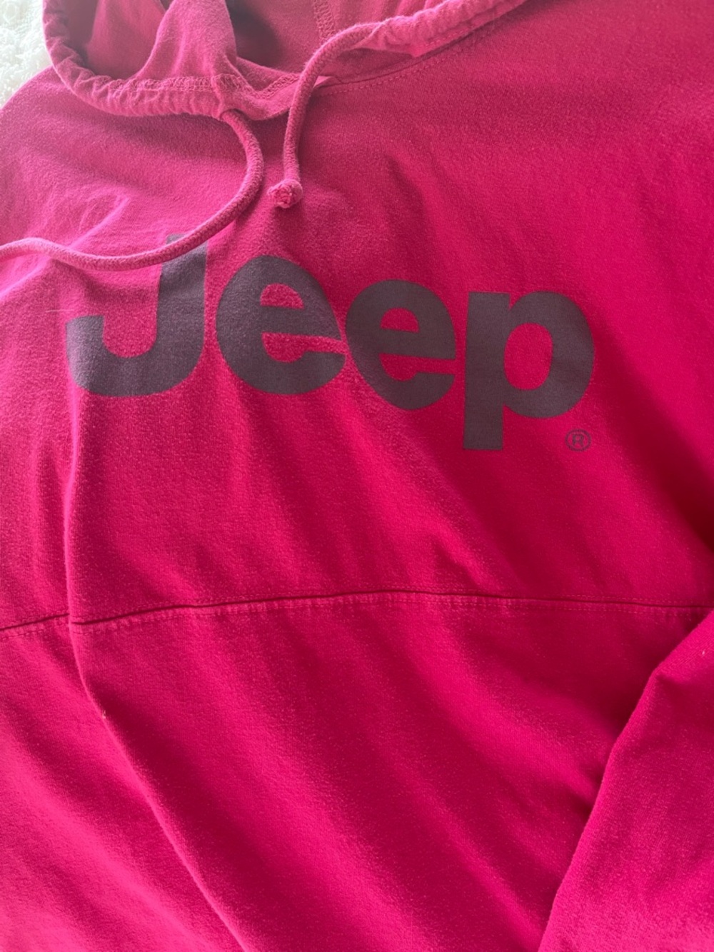 J. America Hot Pink Hoodie with Drawstring
